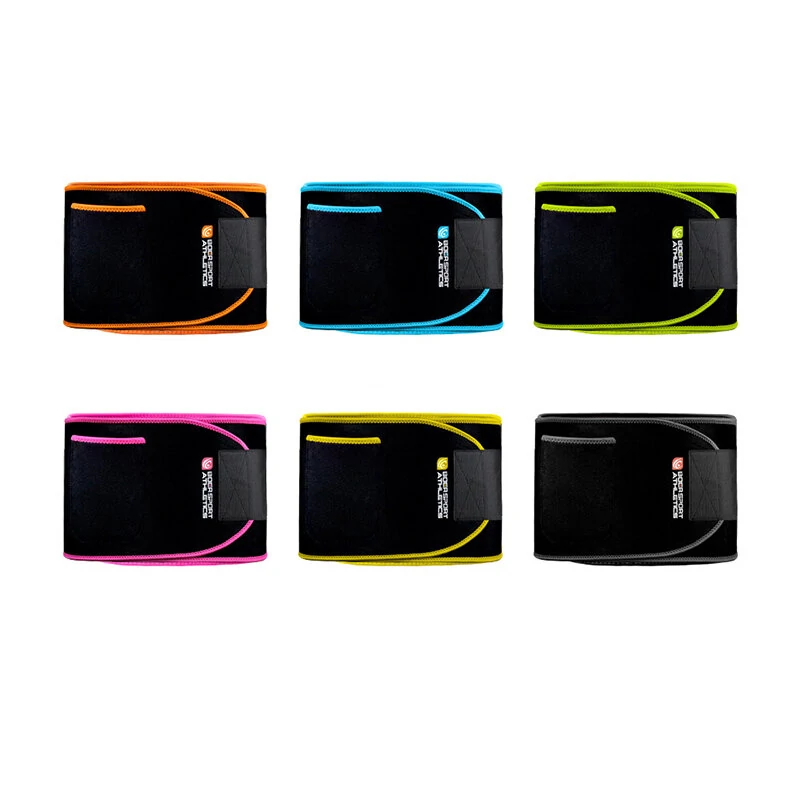 BOER Sports Fitness Waist Belt Breathable Non-slip Sprain Protection Pocket Design Easy to Adjust Back Support for Running Hiking Cycling (image for) BOER Sports Fitness Waist Belt Breathable Non-slip Sprain Protection Pocket Design Easy to Adjust Back Support for Running Hiking Cycling