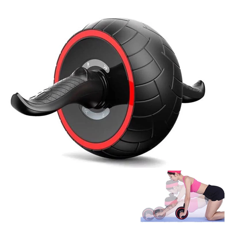 Multi-Layer Ab Wheel Roller Mute Labor-Saving Smart Brake Practical Automatic Rebound Abs Trainer Wheel Exercise Equipment for Body Shaping Abs Core Workout (image for) Multi-Layer Ab Wheel Roller Mute Labor-Saving Smart Brake Practical Automatic Rebound Abs Trainer Wheel Exercise Equipment for Body Shaping Abs Core Workout